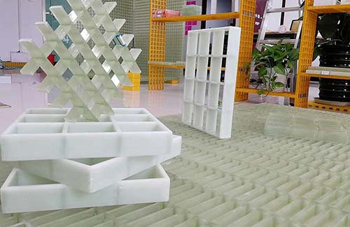 Transparent FRP Grating